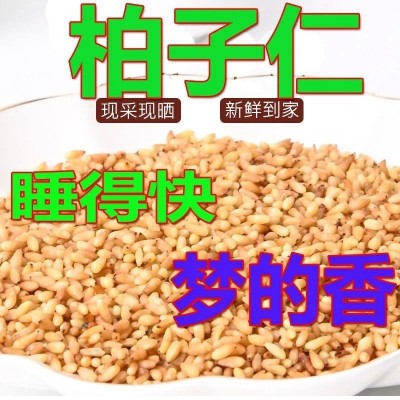 柏子仁500克包邮柏子仁茶柏籽仁粉炒柏子仁粉100克