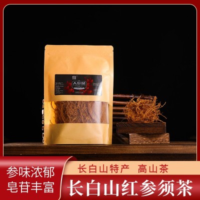 长白山红参须泡茶滋补100g/包无糖人参须5-6年足干红参厂家批发